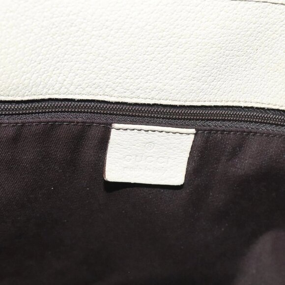 GUCCI GG Canvas Tote Bag Beige Gold 120836 Auth BA3640 - Picture 10 of 16
